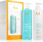 Moroccanoil Moisture Repair Set Hair Care Set for Hydration for Damaged Hair with Shampoo and Conditioner