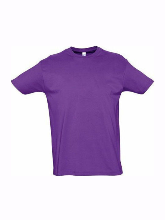 Sol's Ανδρικό Διαφημιστικό T-shirt Κοντομάνικο σε Χρώμα
