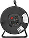 Powertech Extension Reel Cord 25m Black