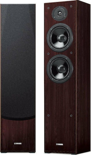 Yamaha NS-F51 Ζεύγος Ηχείων Hi-Fi Δαπέδου 80W 2 Δρόμων Π23.3xΒ25.4xΥ97.35εκ. Καρυδιά