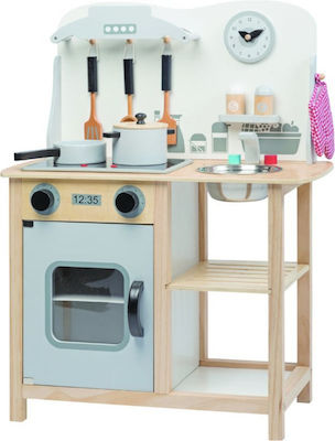 Jumini Kids Kitchen Kitchen Set With Electronics made of Wood for 3+ Years Old