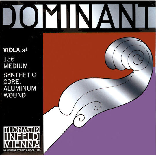 Thomastik Σετ Synthetic Core Χορδών για Βιολί 4/4 Dominant Viola Set Medium 4/4
