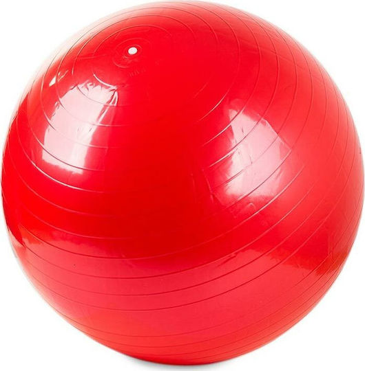 Μπάλα Pilates 65cm σε Κόκκινο Χρώμα