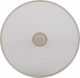 Frittenschutzschild aus Metall Beige