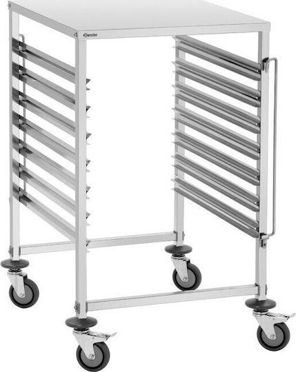 Bartscher Количка за професионална кухня за 7 тави В101xШ65.5xД74см