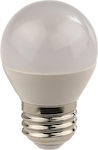 Eurolamp LED Lampen für Fassung E27 und Form G45 Warmes Weiß 400lm 1Stück