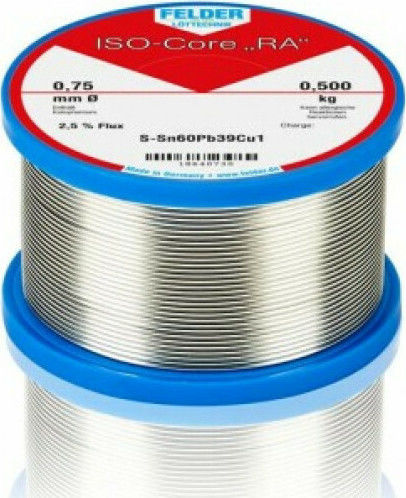Felder 18600730 Lötzinn Mit Blei 60/40 0,75 mm 500 g
