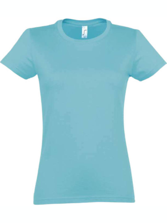 Sol's Imperial Γυναικείο Διαφημιστικό T-shirt Κοντομάνικο Atoll Blue