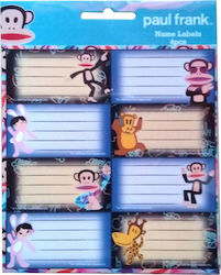 Back Me Up Notebook Labels Paul Frank 32pcs