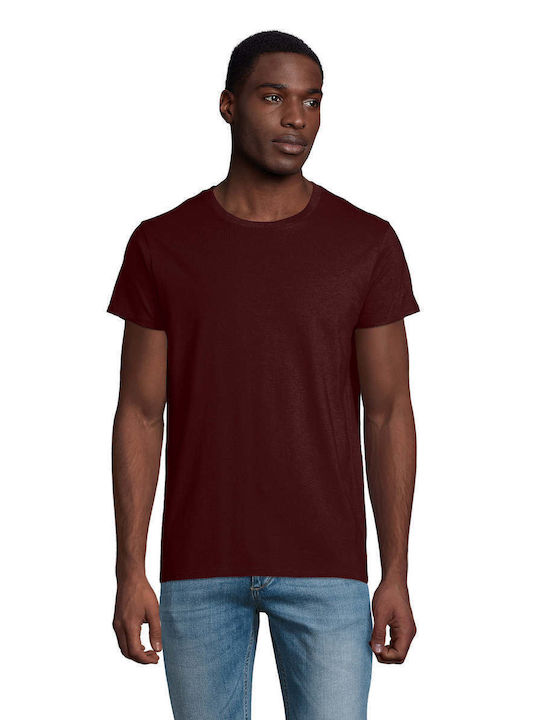 Sol's Crusader Men's Short Sleeve Promotional T-Shirt Burgundy
