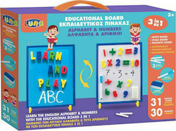 Luna Learn The English Alphabet & Numbers Kids Magnetic Board 35x24cm