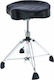 Gibraltar 4-Post Oversized Moto Style Comfort Throne Drum Throne Adjustable H50.8-71cm