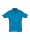 Sol's Ringspun Men's Short Sleeve Promotional Blouse Aqua