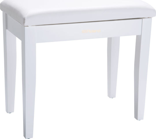 Roland Piano Bench Satin White L55.5xW32xH55.5cm