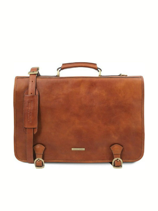 Tuscany Leather Leder Herrentasche Bote Honey