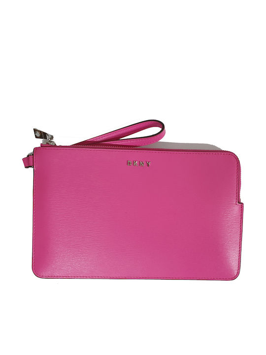 DKNY Bryant R01L3H43 Women s Leather Envelope Bag Fuchsia Skroutz.cy