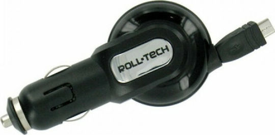 Lampa Roll-Tech Φορτιστής Αυτοκινήτου μαζί με Καλώδιο Micro-USB