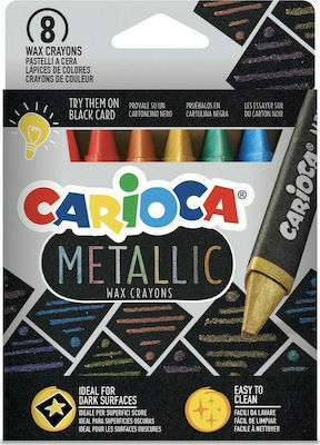 Carioca Maxi Metallic Σετ Κηρομπογιές 8τμχ