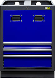 Toolbox4you Μεταλλικός Εργαλειοφόρος με 3 Συρτάρια Π68xΒ46xΥ91εκ.