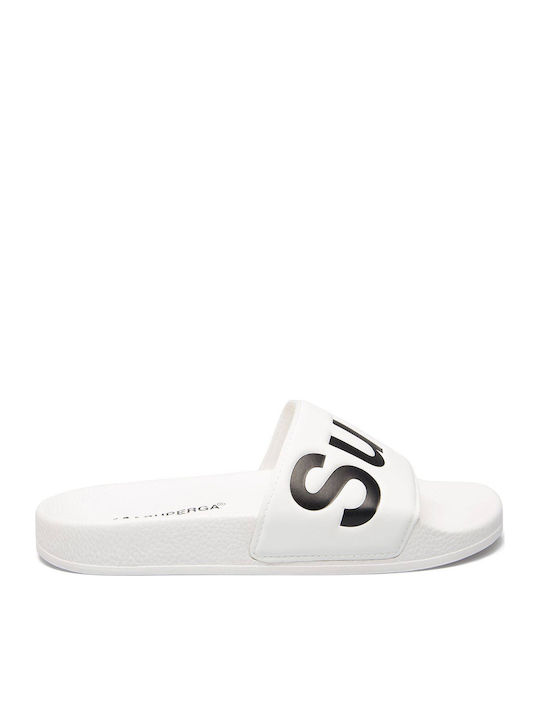 Superga 1908 Ανδρικά Slides Λευκά