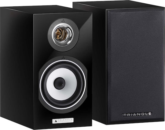 Triangle Esprit Titus Ez Pair of Hi-Fi Speakers Bookself 60W 2 No of Drivers W16.8xD30.5xH30.5cm. Black