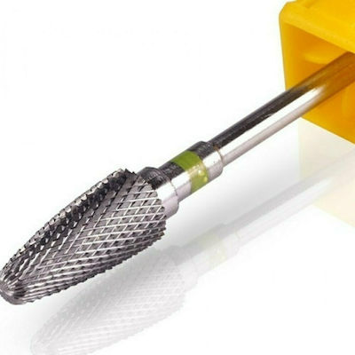 Tirch Cylinder Xf Safety Nail Drill Carbide Bit with Cone Head Yellow