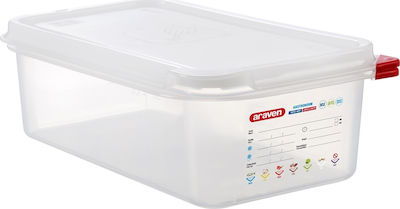 Araven Container alimentar comercial Container de depozitare a alimentelor 4lt 32.5x17.6x10cm