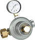 Thermogatz Reca Gasdruckregler Niederdruck mit Manometer Externe Einstellung Maximaler Durchfluss 40 kg/h