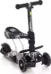 Lorelli Kids Scooter Foldable Smart 2021 3-Wheel with Seat for 3+ Years Black