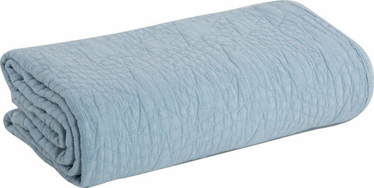 Nef-Nef Homeware Baby Quilt Baby Stars 110x150cm Blue