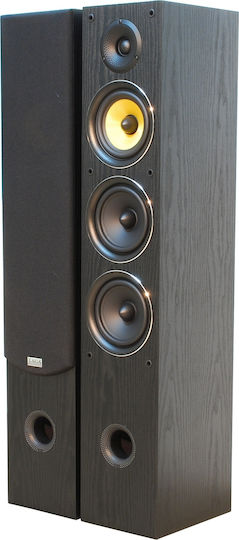 Taga Harmony TAV-506F v.2 Ζεύγος Ηχείων Hi-Fi Δαπέδου 90W 3 Δρόμων Π17xΒ23.5xΥ90εκ. Μαύρο