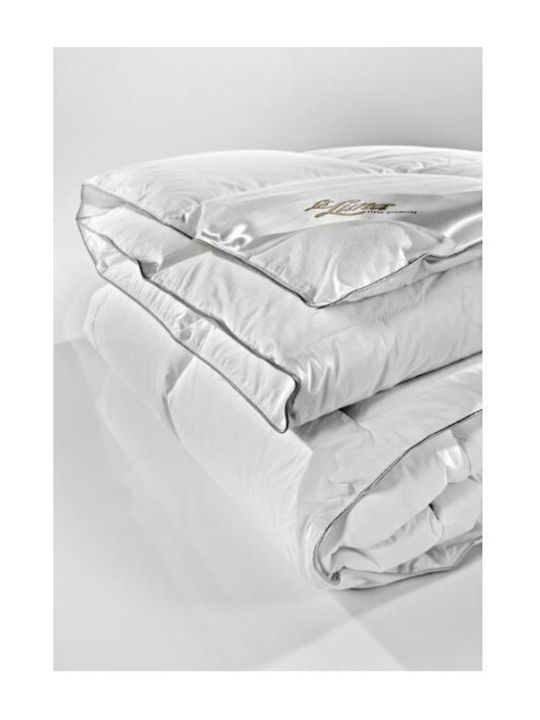 La Luna Πάπλωμα Υπέρδιπλο με Γέμιση Microfiber 240x260εκ. Microdown Duvet Λευκό 350 GSM 10.5 togs
