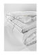 La Luna Πάπλωμα Υπέρδιπλο με Γέμιση Microfiber 240x260εκ. Microdown Duvet Λευκό 350 GSM 10.5 togs