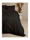 Sunshine Παπλωματοθήκη Βαμβακερή Μονή 170x250 Cotton Feelings 27 Black