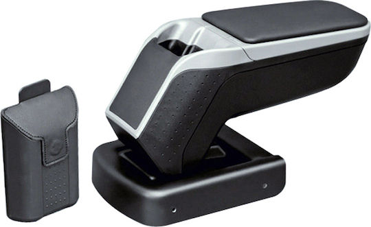 Rati Armster Car PU Armrest for Dacia Lodgy 2012-2015 Silver