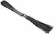 Bijoux Indiscrets Maze Tassel Flogger Μαστίγιο σε Μαύρο Χρώμα