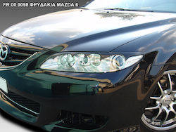 Motordrome Front Headlights Eyebrows for Mazda 6