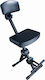 QuikLok Chair Harmonium Adjustable Black L40xW47xH58-80cm