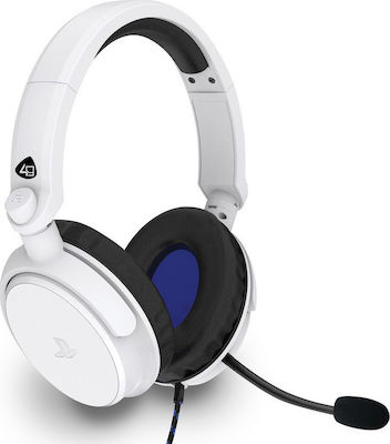 4Gamers PRO4-50S Over Ear Gaming Headset with Connection 3.5mm White