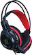 Rebeltec Baldur Over Ear Gaming Headset with Connection 2x3.5mm Black/Red