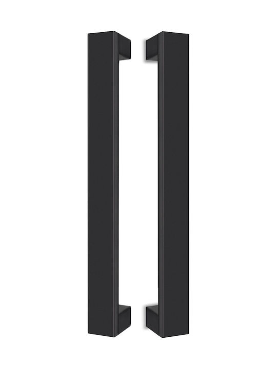 Convex Handle Front Door 1137 1137-1000S19S19 Pair 1000mm Black