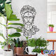 Lcut Wooden Wall Ornament Frida Kahlo 89x89cm