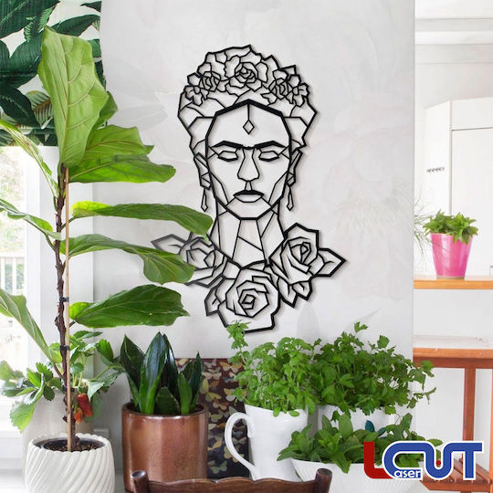 Lcut Σιλουέτα Frida Kahlo 89x89cm
