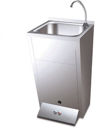 Fricosmos Professionelle Handwaschstation Bodenmontage mit Pedal 061014 45x45x85cm