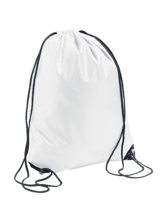 Sol's Unisex Τσάντα Πλάτης Γυμναστηρίου Λευκή