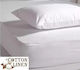 Cotton Linen Προστατευτικό Επίστρωμα Υπέρδιπλο Perfection Λευκό 160x200+30εκ.