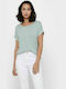 Only Women's T-shirt Striped Jadeite