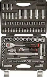 Force 4941 Καστάνια με Καρυδάκια 1\2" & 1\4" 94τμχ Force 4941 Καστάνια με Καρυδάκια 1\2" & 1\4" 94τμχ