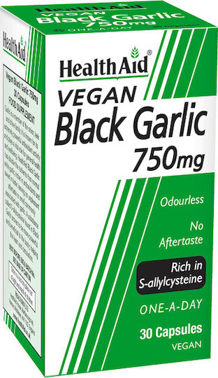 Health Aid Black Garlic 750mg 30 φυτικές κάψουλες