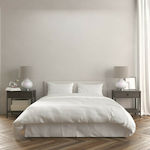 Astron Italy Natali Hotel King Size White Sheet 100% Cotton 240x270cm